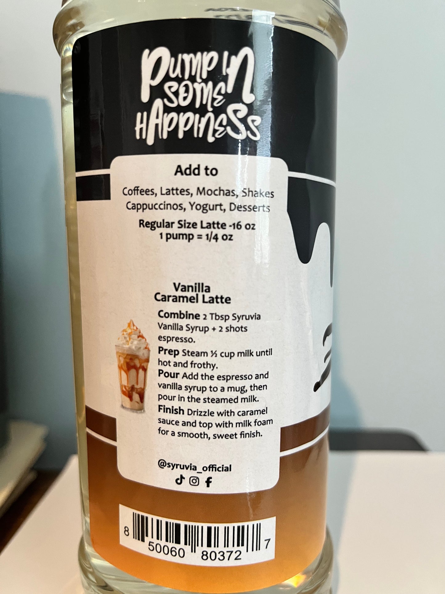 Vanilla Coffee Flavored Syrup