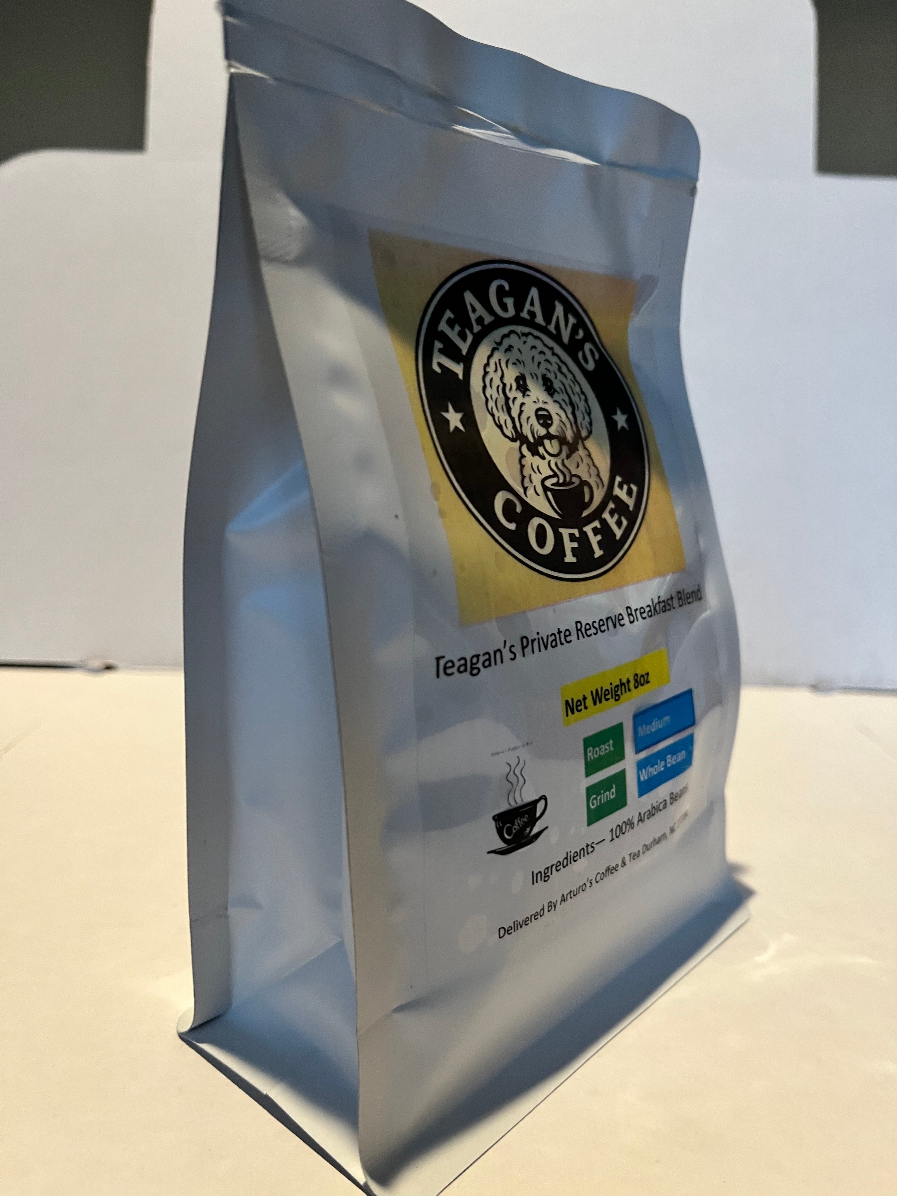 Teagan's Private Reserve Breakfast Blend Coffee