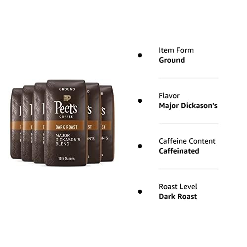 Peet's Coffee, Dark Roast Ground Coffee - French Roast 28 Ounce Bag