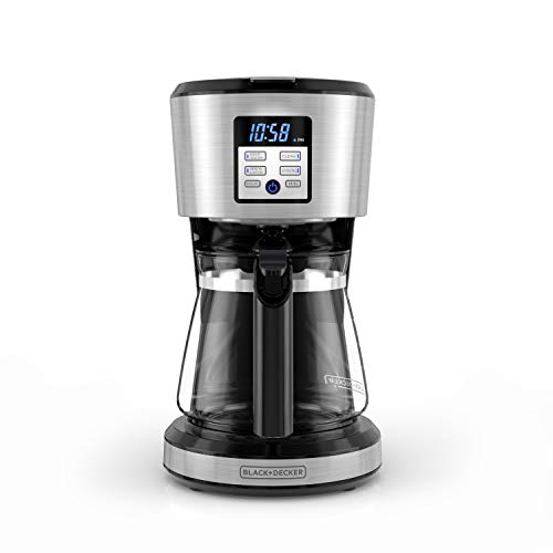 BLACK+DECKER 5-Cup Coffeemaker, Black, DCM600B