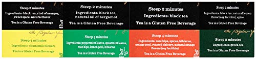 Bigelow Tea Assortment, Green, Black, and Herbal Teas with English Teatime, Constant Comment, Lemon Lift, Earl Grey, Green, Cozy Chamomile, Orange Spice, Mint Medley, 64 Tea Bags (Pack of 1)