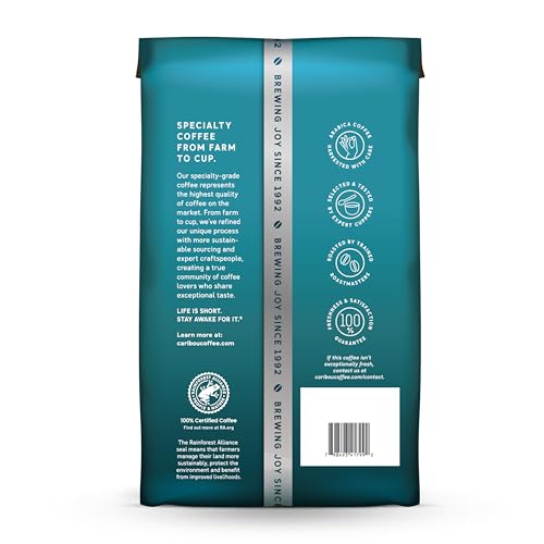Caribou Coffee, Light Roast Ground Coffee - Daybreak Morning Blend 20 Ounce Bag