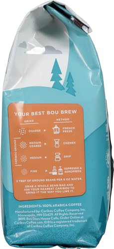 Caribou Coffee, Light Roast Ground Coffee - Daybreak Morning Blend 20 Ounce Bag