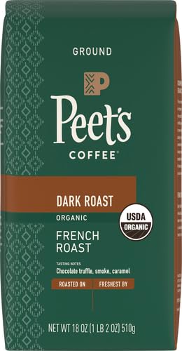 Peet's Coffee, Dark Roast Ground Coffee - French Roast 28 Ounce Bag