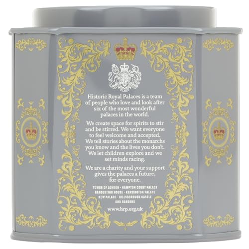 Harney & Sons Tower of London Black Tea with Stone Fruit, Bergamot and Honey Flavors | 30 sachets, Historic Royal Palaces Collection (Tin Design May Vary)