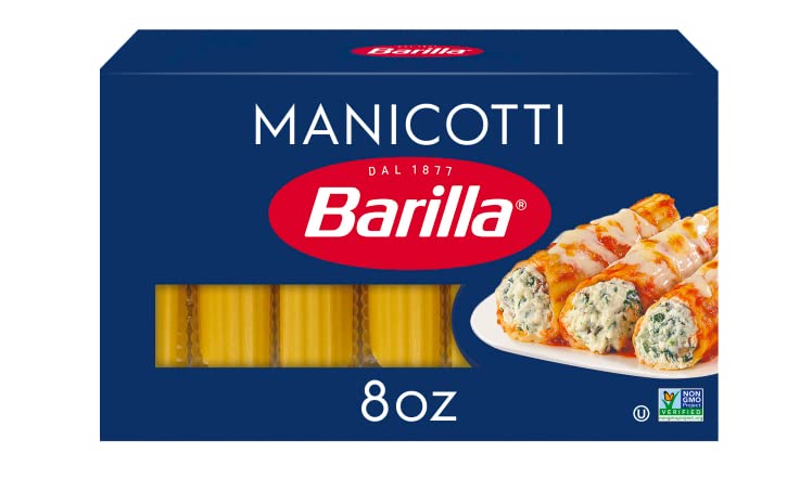 Barilla Spaghetti Pasta, 16 oz. Box (Pack of 8) - Non-GMO, Made with Durum Wheat Semolina - Kosher Certified