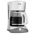 Mr. Coffee Black Coffee Maker, 12 Cups, with Auto Pause and Glass Carafe, Perfect for Home and Office Use