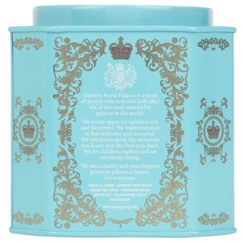 Harney & Sons Tower of London Black Tea with Stone Fruit, Bergamot and Honey Flavors | 30 sachets, Historic Royal Palaces Collection (Tin Design May Vary)