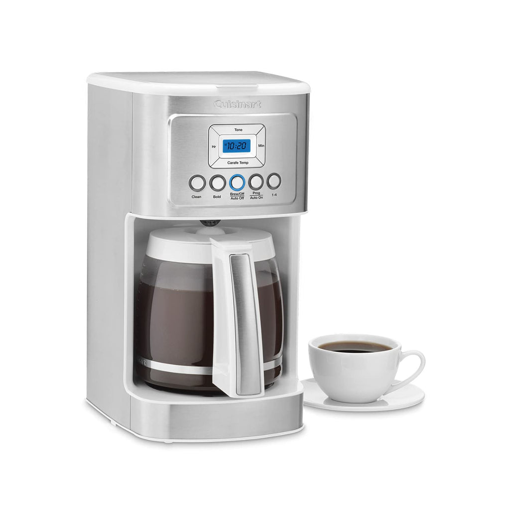 Cuisinart 14-Cup Coffee Maker, Programmable PerfecTemp Glass Carafe Coffee Machine with 1-4 Cup Setting, Brew Strength Control and Brew Pause, Stainless Steel, DCC-3200NAS