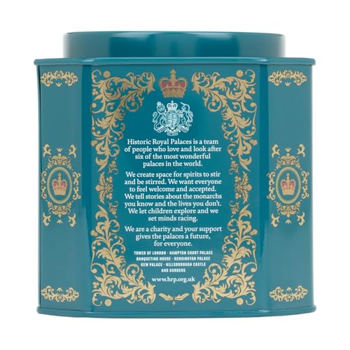 Harney & Sons Tower of London Black Tea with Stone Fruit, Bergamot and Honey Flavors | 30 sachets, Historic Royal Palaces Collection (Tin Design May Vary)
