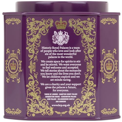 Harney & Sons Tower of London Black Tea with Stone Fruit, Bergamot and Honey Flavors | 30 sachets, Historic Royal Palaces Collection (Tin Design May Vary)
