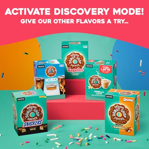 The Original Donut Shop Regular, Single-Serve Keurig K-Cup Pods, Medium Roast Coffee Pods, 32 Count