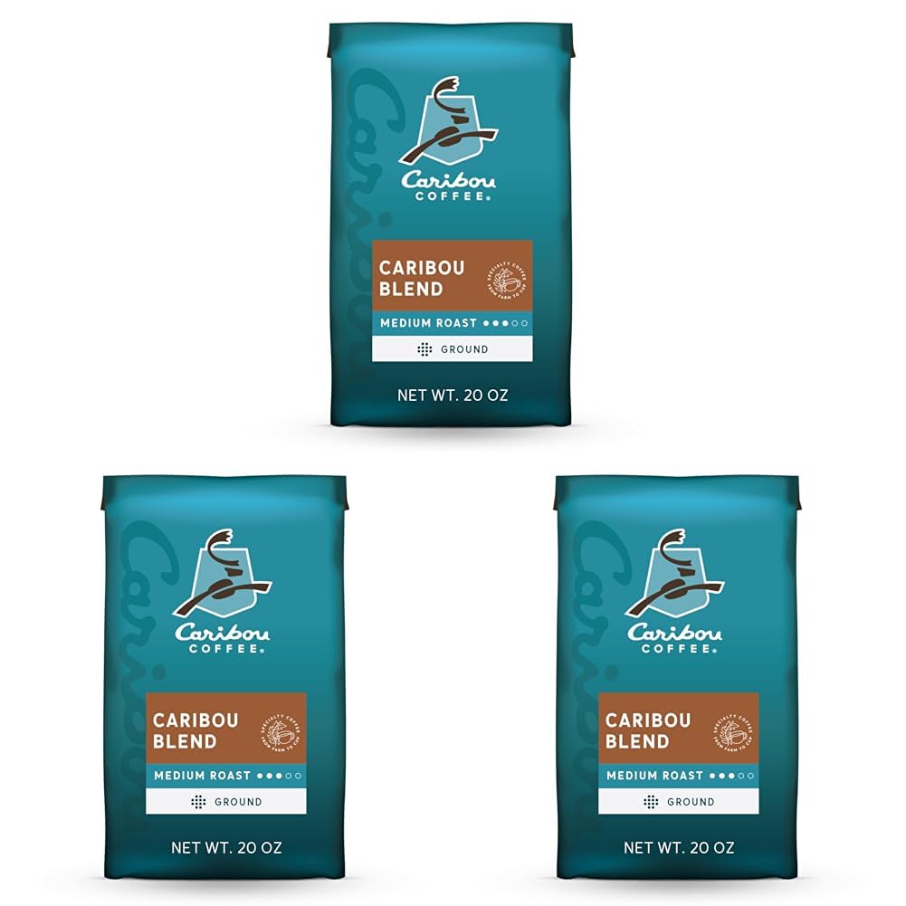 Caribou Coffee, Light Roast Ground Coffee - Daybreak Morning Blend 20 Ounce Bag