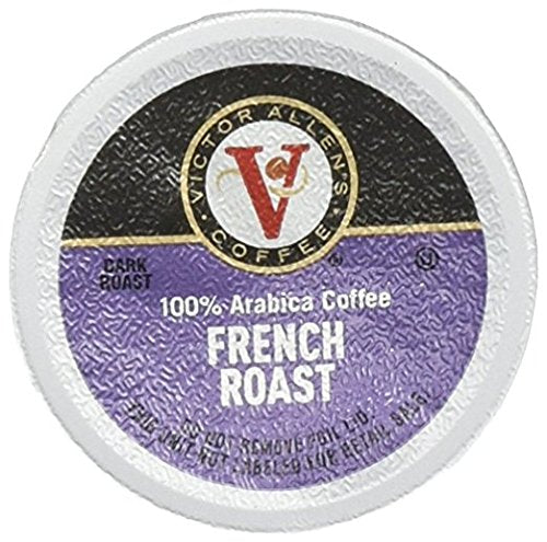 Victor Allen's Coffee 12 Count Single Serve Cups for Keurig K-Cup Brewers (French Roast)