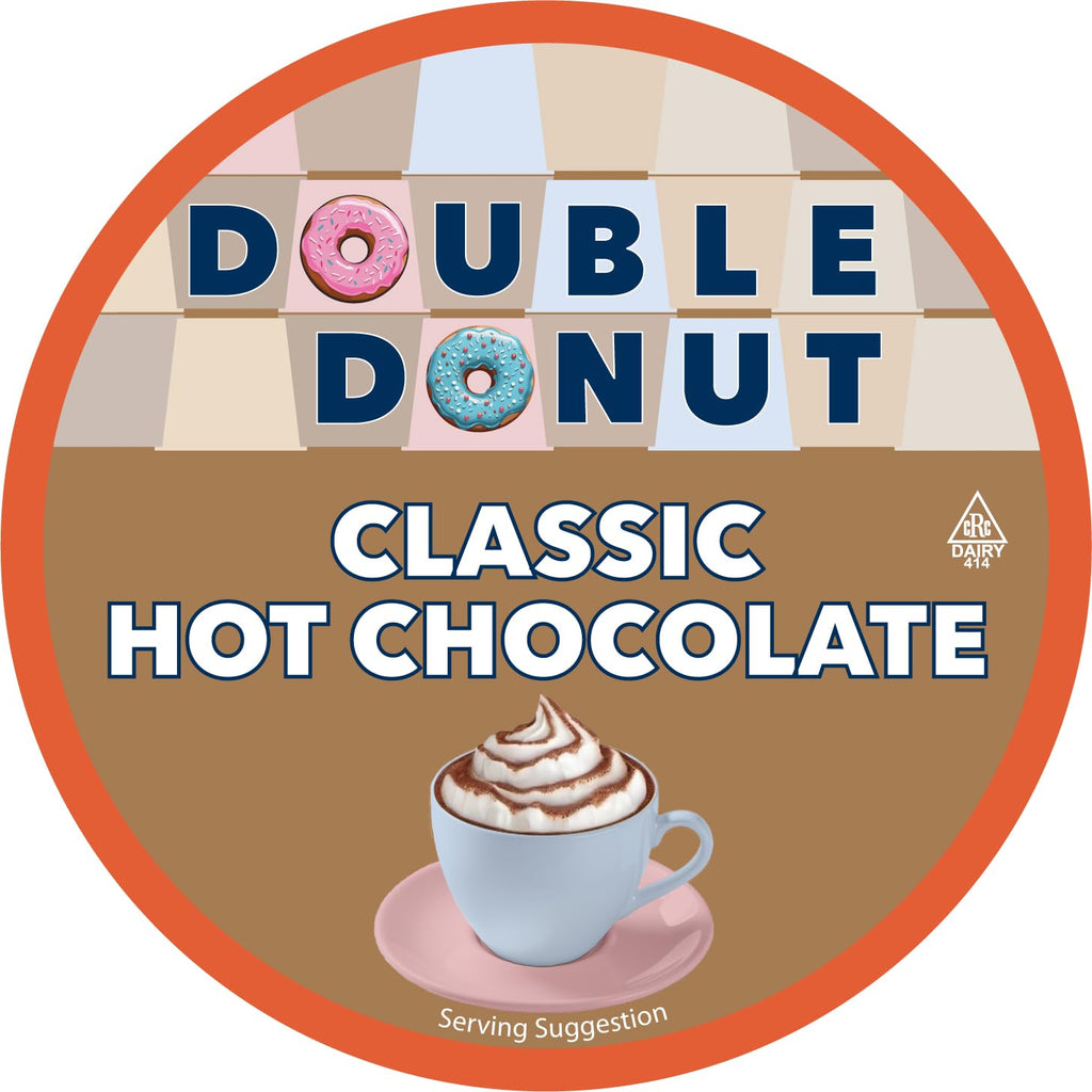 Gourmet Hot Cocoa Mix Variety Pack - Classic, Chocolate Raspberry, Salted Caramel, & Peppermint Hot Chocolate Mix Sets - 32 Count