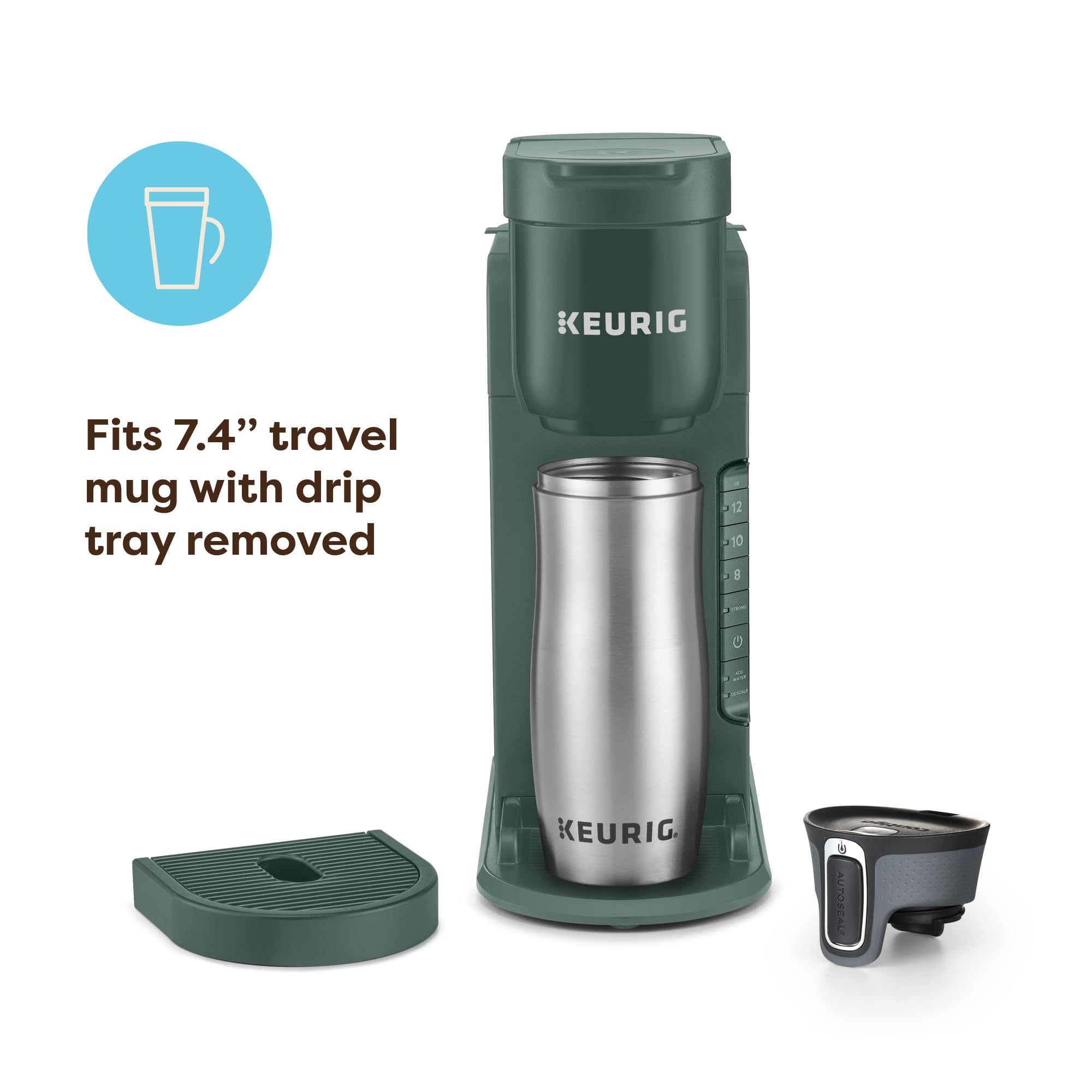 Keurig K-Express Single Serve Coffee Maker – Strong Brew Option, 42oz Reservoir, Sleek Design for Holiday Hosting & Gifting, Black