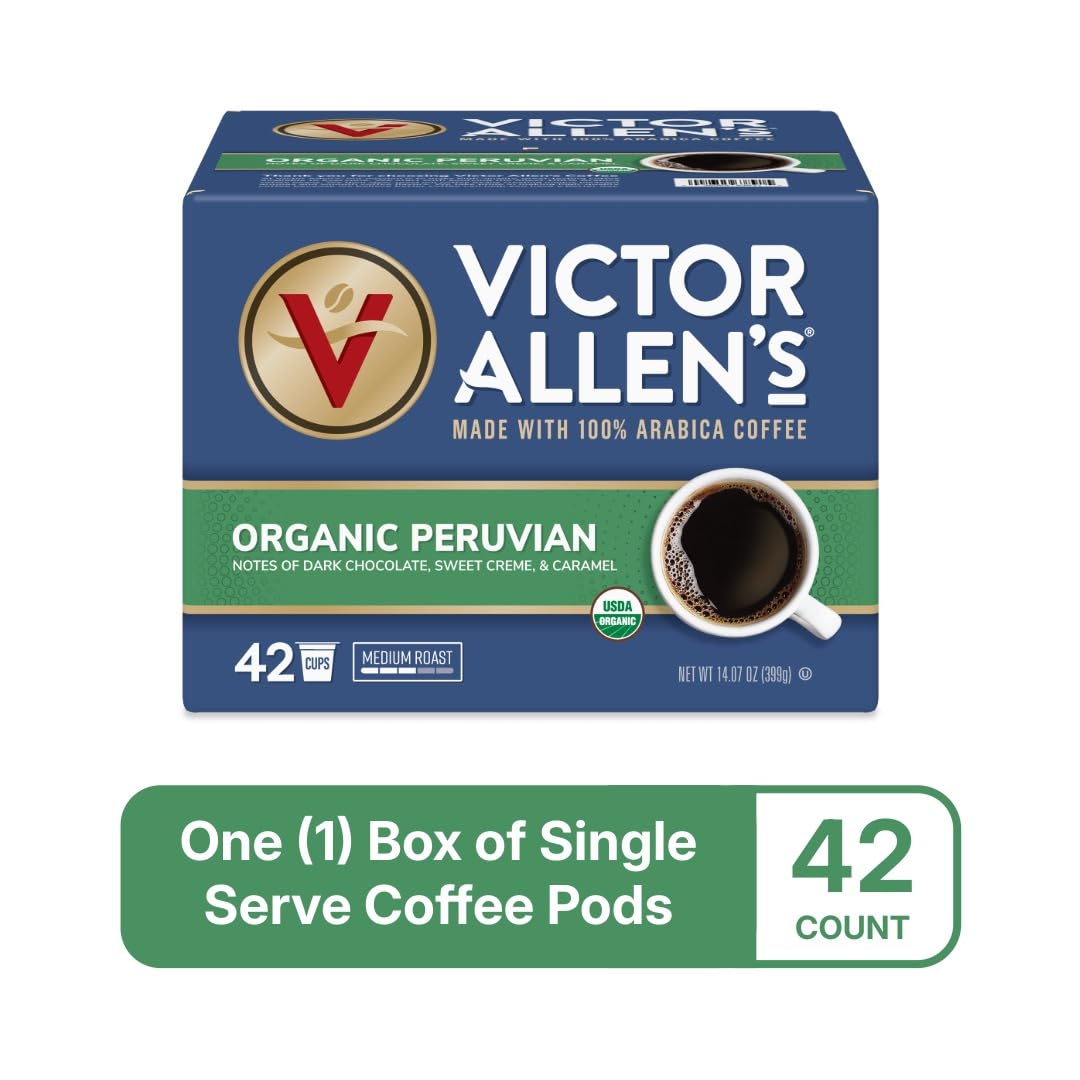 Victor Allen's Coffee Hawaiian Blend, Medium Roast, 42 Count, Single Serve Coffee Pods for Keurig K-Cup Brewers (formerly Kona Blend)