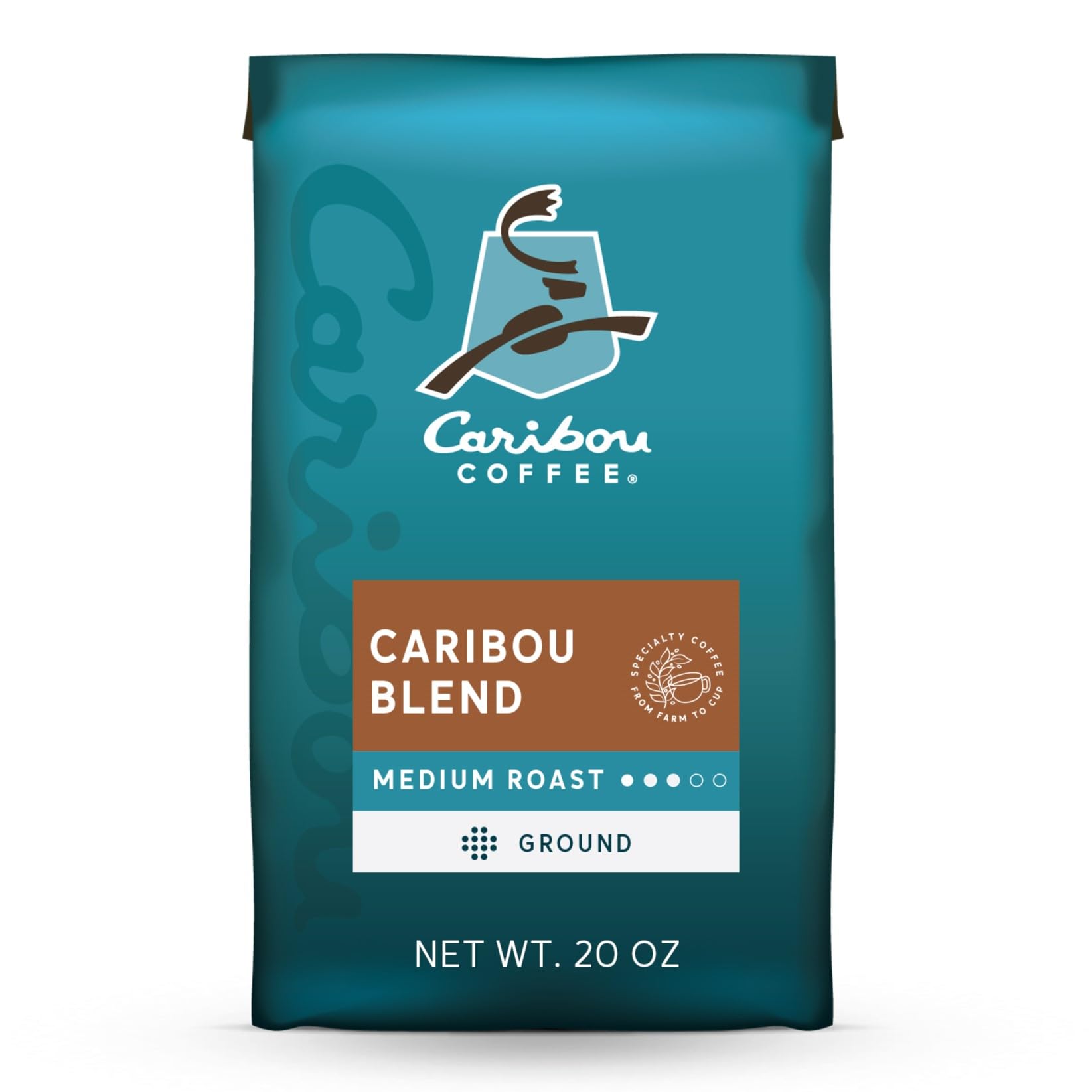 Caribou Coffee, Light Roast Ground Coffee - Daybreak Morning Blend 20 Ounce Bag