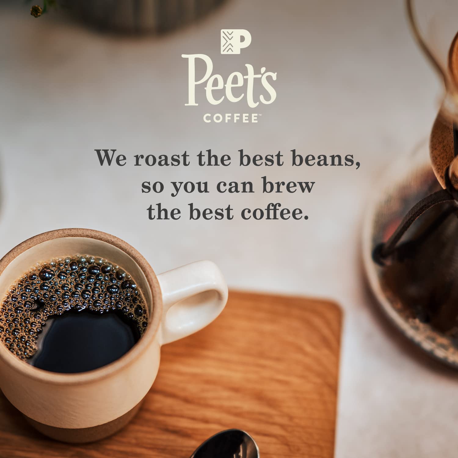 Peet's Coffee, Dark Roast Ground Coffee - French Roast 28 Ounce Bag