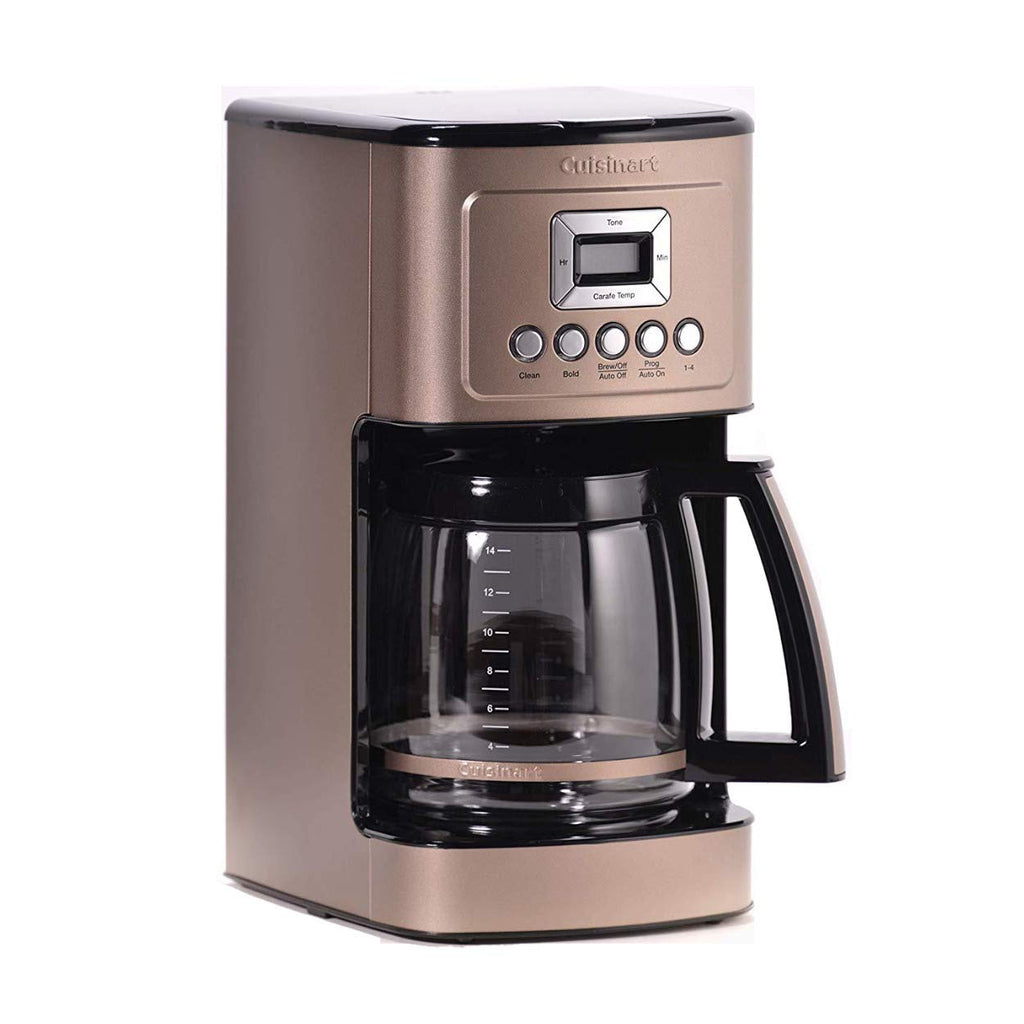 Cuisinart 14-Cup Coffee Maker, Programmable PerfecTemp Glass Carafe Coffee Machine with 1-4 Cup Setting, Brew Strength Control and Brew Pause, Stainless Steel, DCC-3200NAS