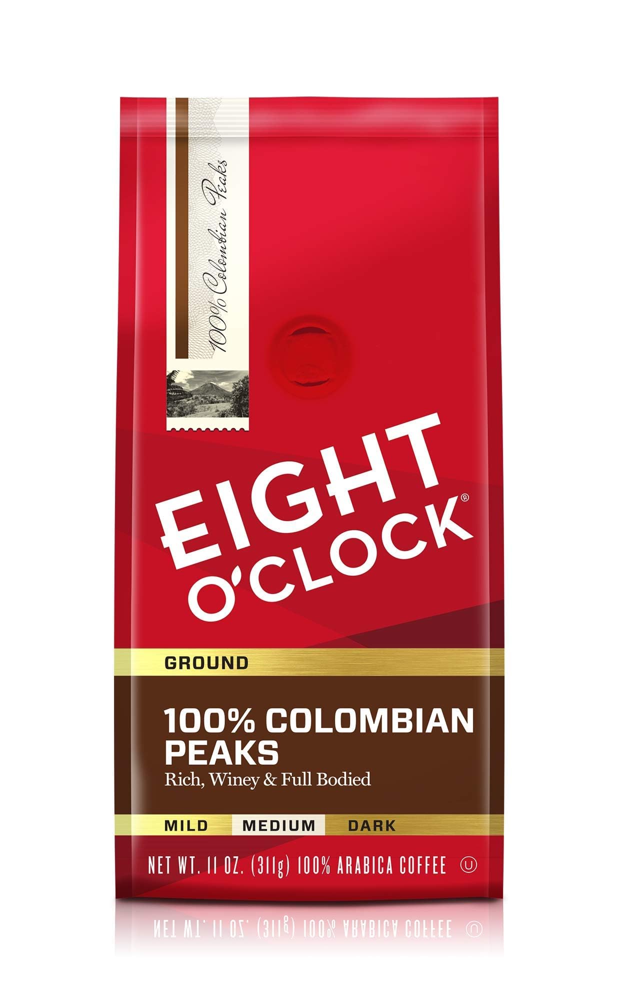Eight O'Clock Coffee The Original Ground Coffee, Medium Roast, 32 Ounce (Pack of 1) - Sweet, Fruity, Well Balanced