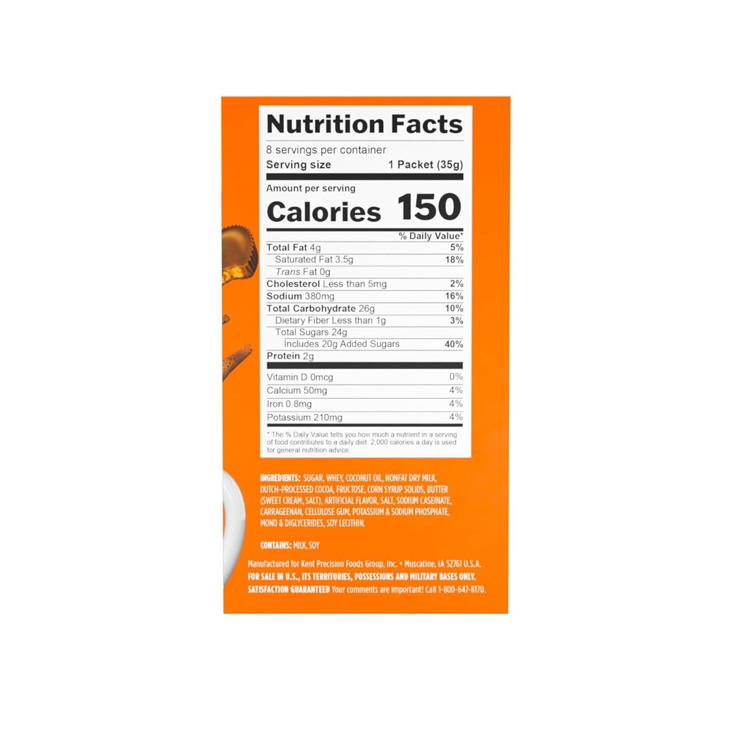 Candy Shop Cocoa HERSHEY'S Milk Chocolate Cocoa Mix, Hot Chocolate, Make Hot or Iced Cocoa, Made With Real Milk, Gluten Free, 1.25 oz packet (24 count)