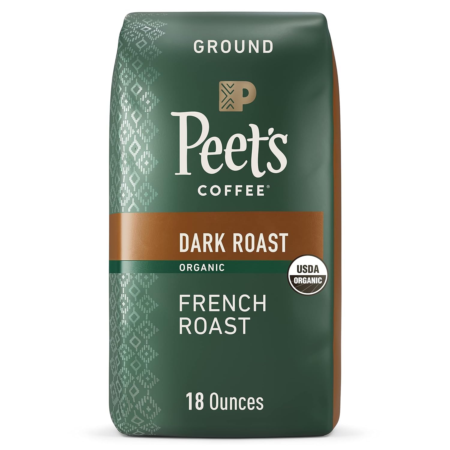Peet's Coffee, Dark Roast Ground Coffee - French Roast 28 Ounce Bag