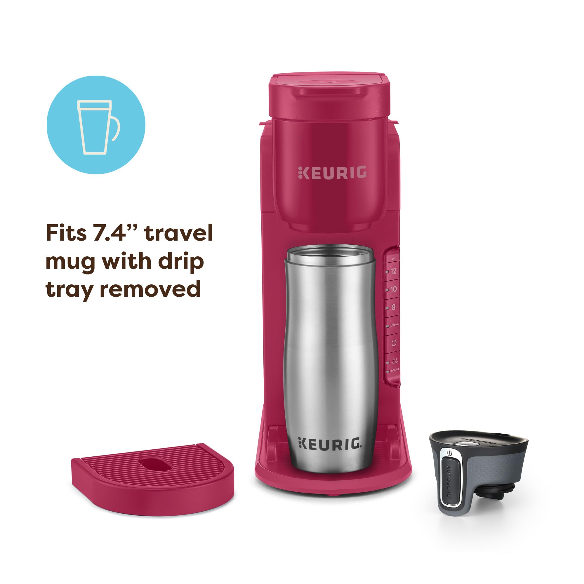 Keurig K-Express Single Serve Coffee Maker – Strong Brew Option, 42oz Reservoir, Sleek Design for Holiday Hosting & Gifting, Black