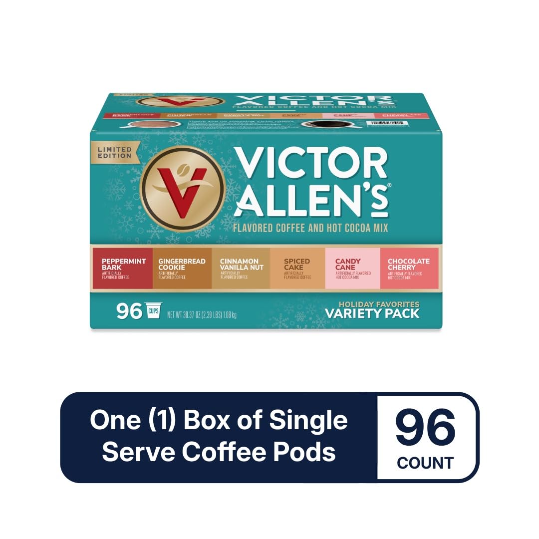 Victor Allen's Coffee, Milk Chocolate Hot Cocoa, 12 Count, Single Serve Hot Cocoa Pods for Keurig K-Cup Brewers