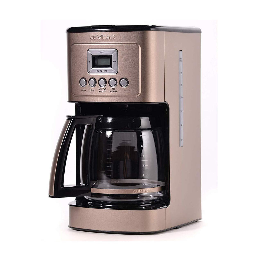 Cuisinart 14-Cup Coffee Maker, Programmable PerfecTemp Glass Carafe Coffee Machine with 1-4 Cup Setting, Brew Strength Control and Brew Pause, Stainless Steel, DCC-3200NAS