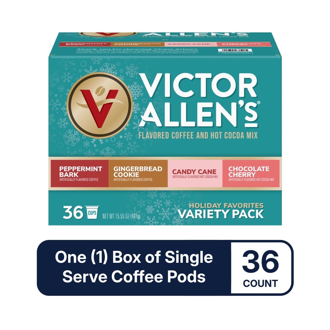 Victor Allen's Coffee, Milk Chocolate Hot Cocoa, 12 Count, Single Serve Hot Cocoa Pods for Keurig K-Cup Brewers