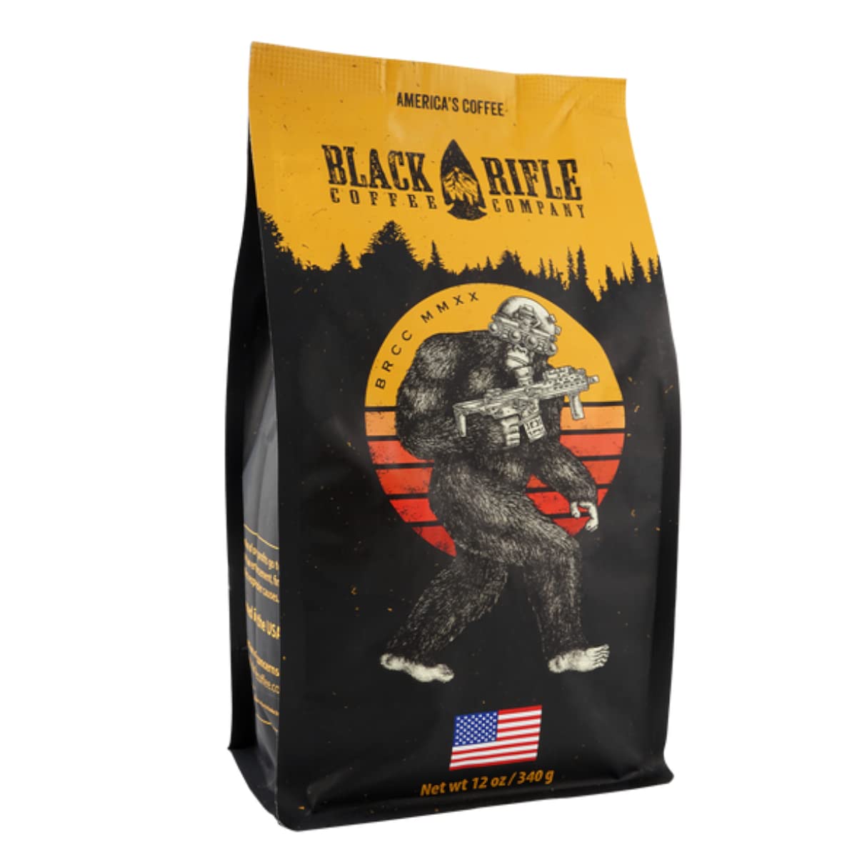 Black Rifle Coffee Company Espresso Mule Dark Roast Whole Bean Coffee – Bold Espresso with Notes of Chocolate, Bing Cherry & Caramelized Sugar 11oz