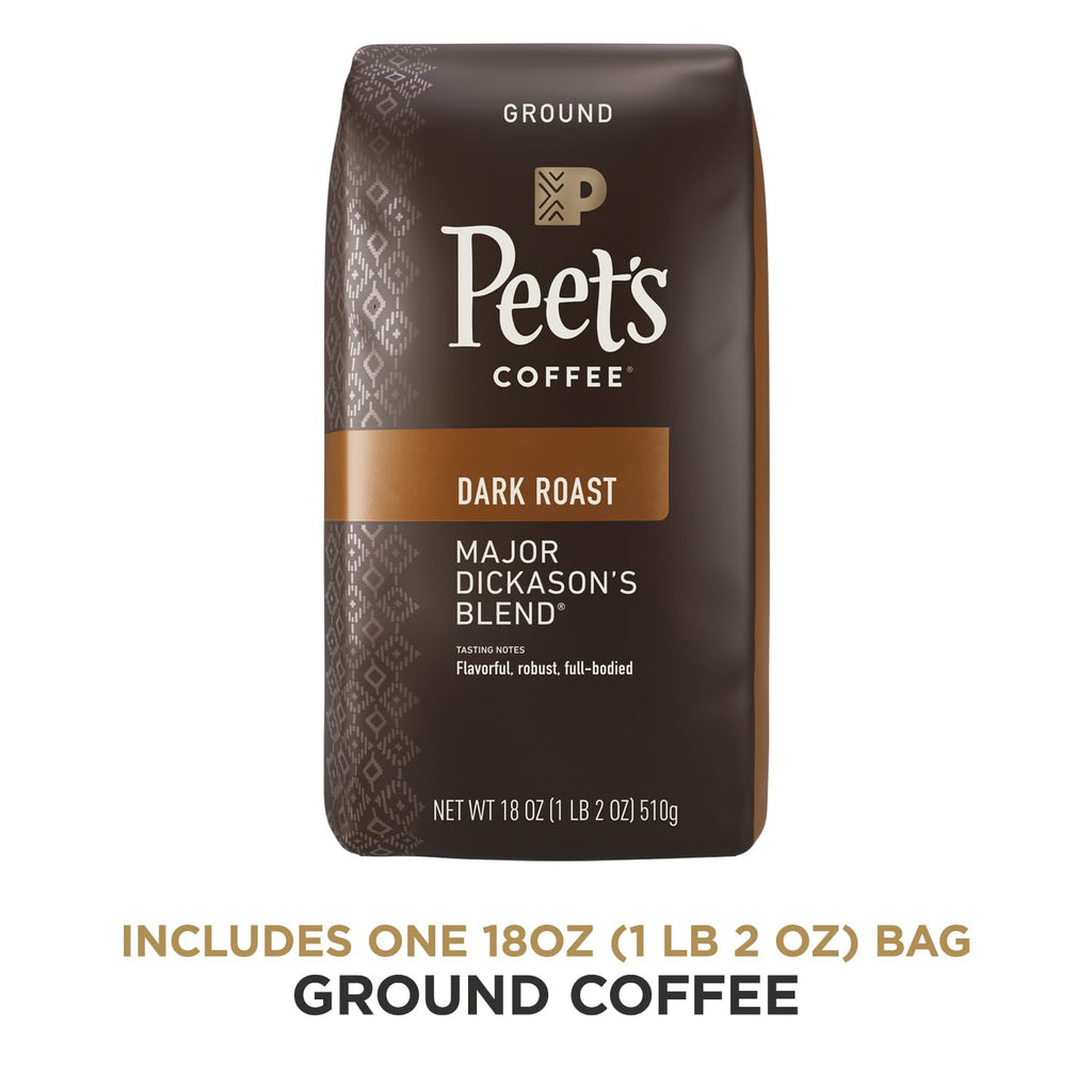 Peet's Coffee, Dark Roast Ground Coffee - French Roast 28 Ounce Bag