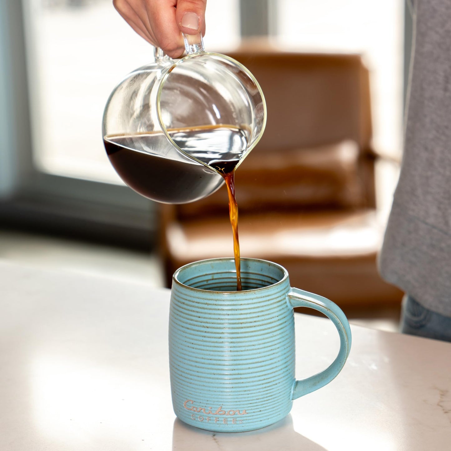 Caribou Coffee, Light Roast Ground Coffee - Daybreak Morning Blend 20 Ounce Bag