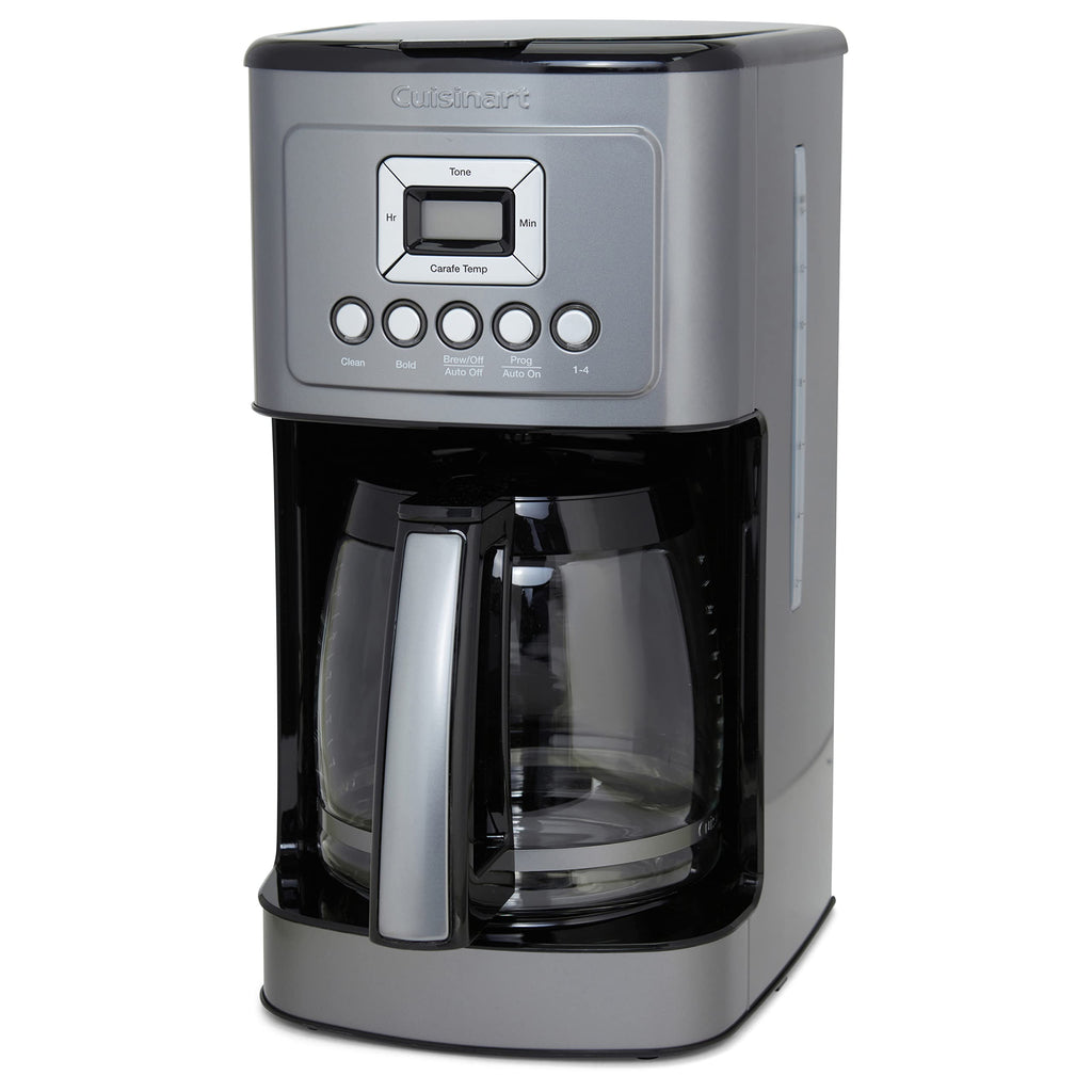 Cuisinart 14-Cup Coffee Maker, Programmable PerfecTemp Glass Carafe Coffee Machine with 1-4 Cup Setting, Brew Strength Control and Brew Pause, Stainless Steel, DCC-3200NAS