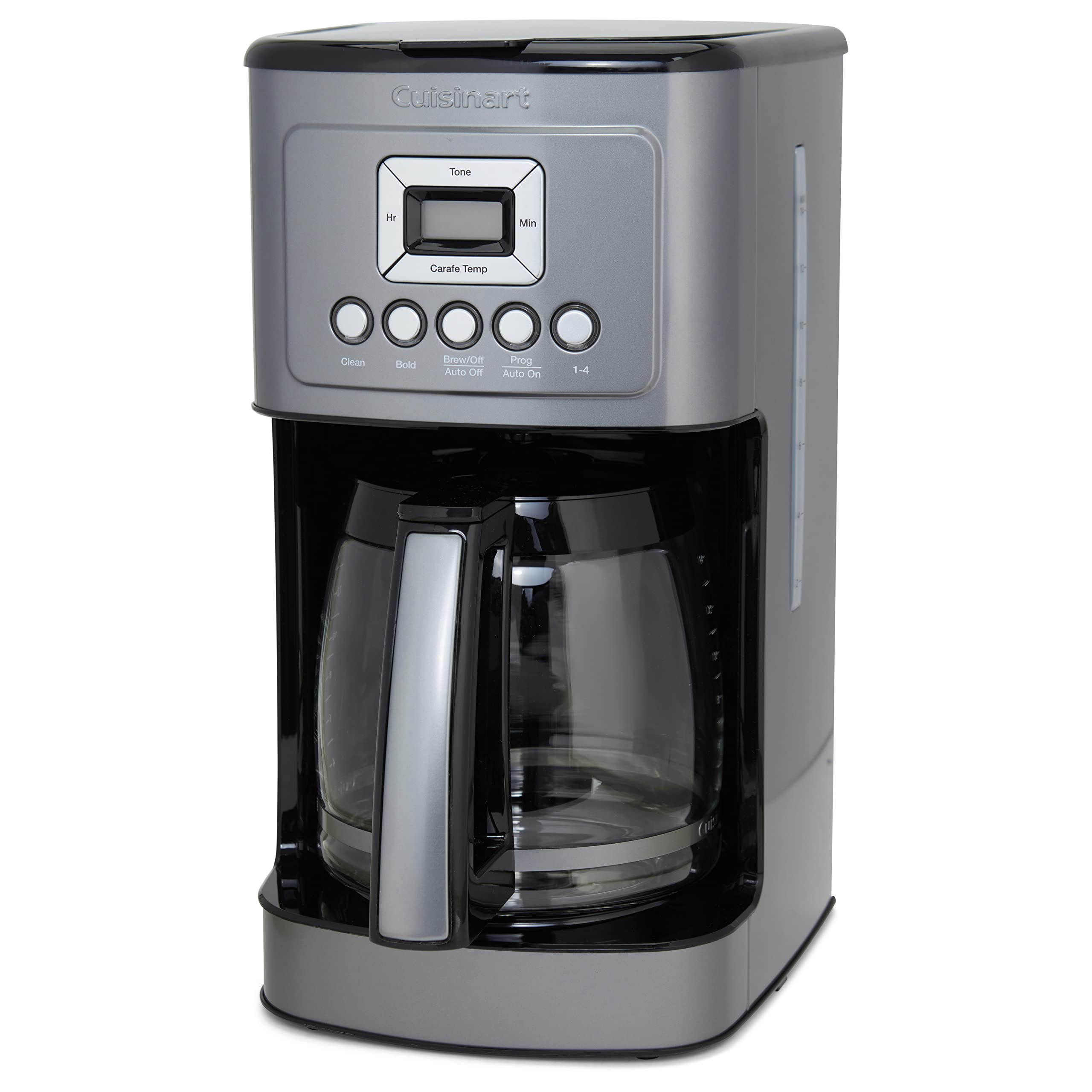 Cuisinart 14-Cup Coffee Maker, Programmable PerfecTemp Glass Carafe Coffee Machine with 1-4 Cup Setting, Brew Strength Control and Brew Pause, Stainless Steel, DCC-3200NAS