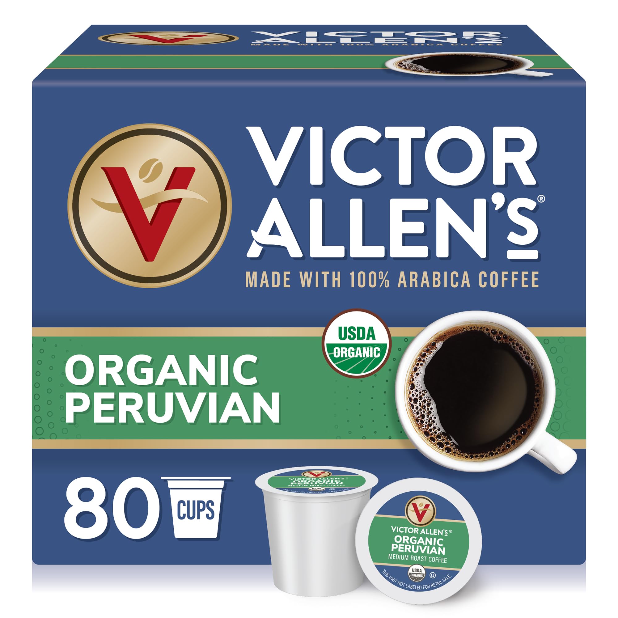 Victor Allen's Coffee Hawaiian Blend, Medium Roast, 42 Count, Single Serve Coffee Pods for Keurig K-Cup Brewers (formerly Kona Blend)