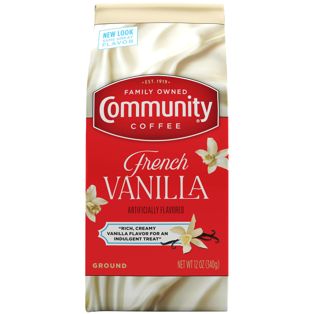 Community Coffee  Flavored Selections 12 Ounce, Medium Roast Ground, 12 Ounce (Pack of 1)