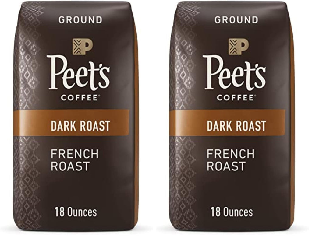 Peet's Coffee, Dark Roast Ground Coffee - French Roast 28 Ounce Bag