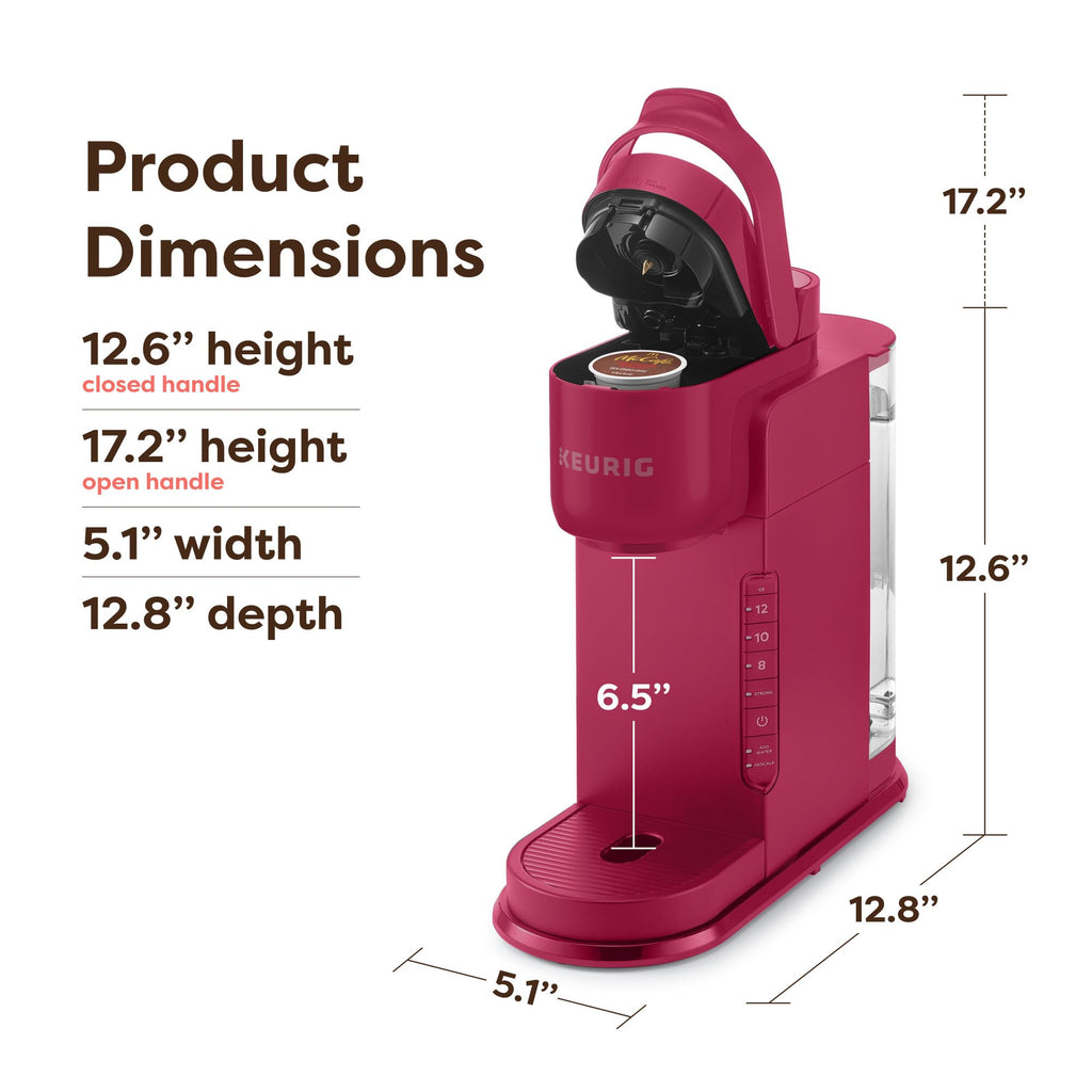 Keurig K-Express Single Serve Coffee Maker – Strong Brew Option, 42oz Reservoir, Sleek Design for Holiday Hosting & Gifting, Black