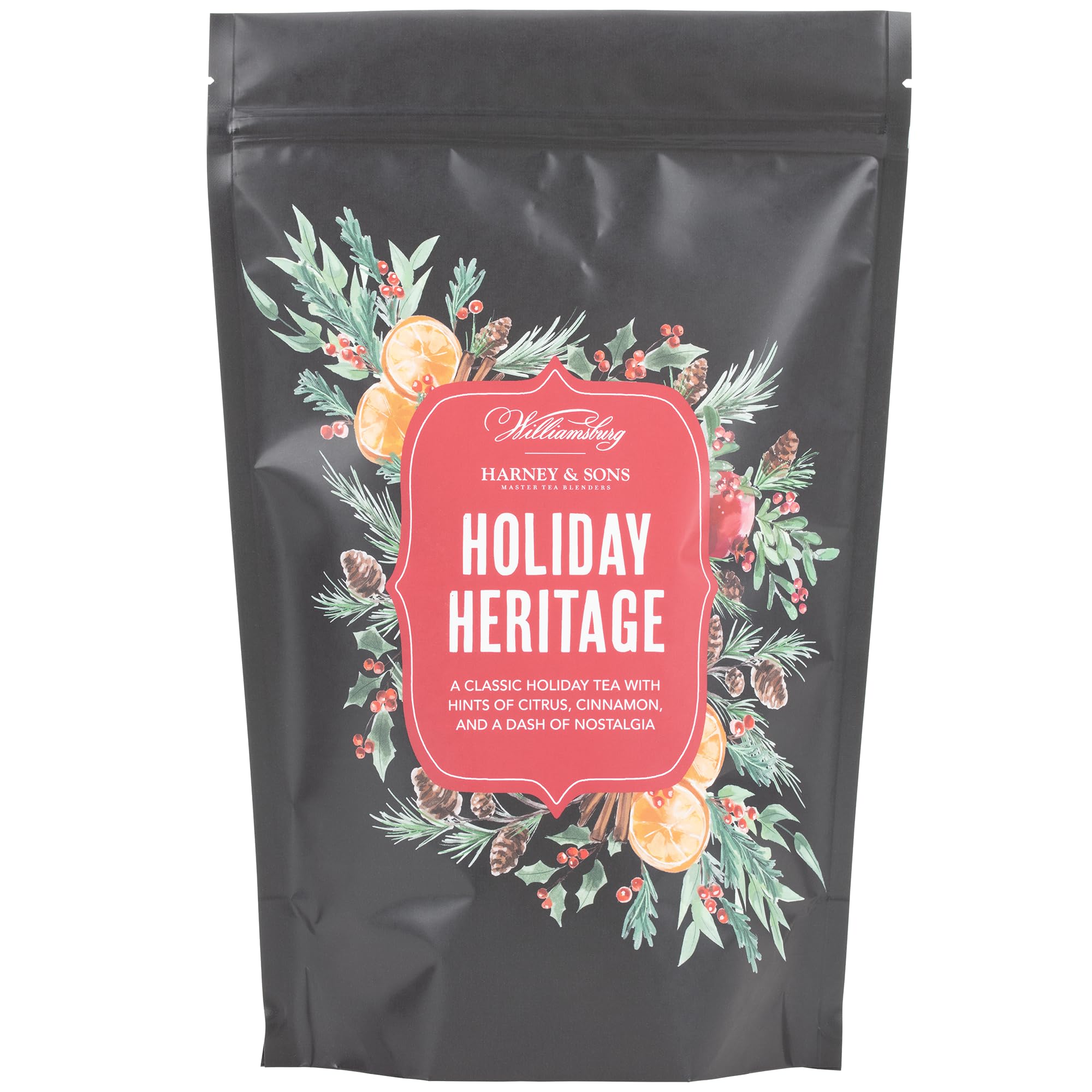 Harney & Sons Williamsburg Earl Grey, 20 sachets | Black Tea and Oolong Tea, with Bergamot Oil,