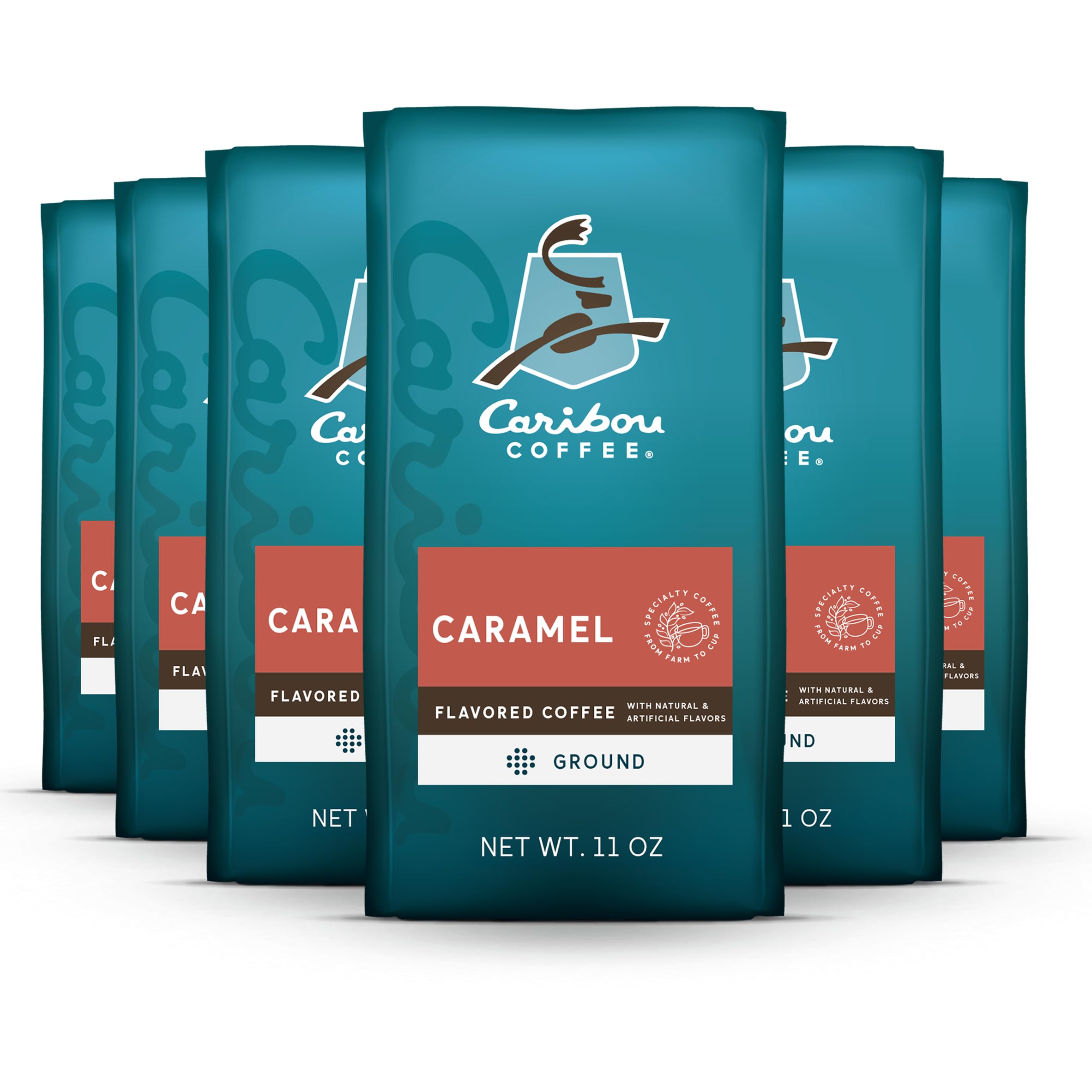 Caribou Coffee, Light Roast Ground Coffee - Daybreak Morning Blend 20 Ounce Bag