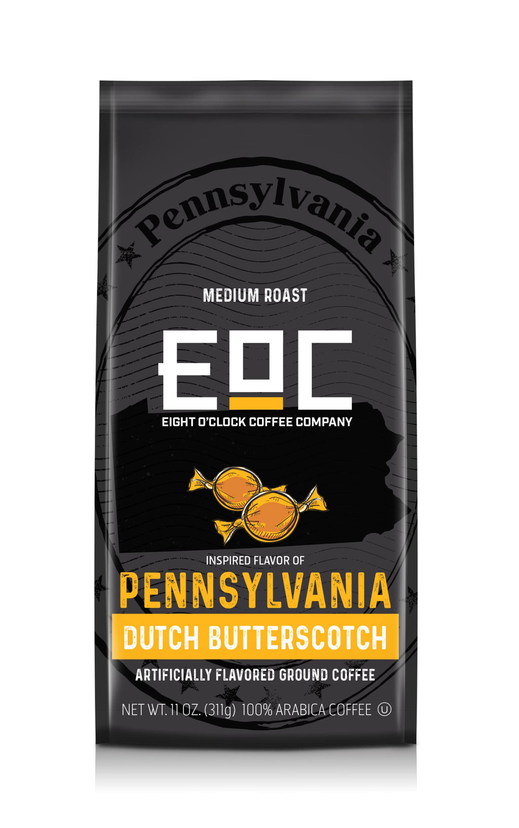Eight O'Clock Coffee The Original Ground Coffee, Medium Roast, 32 Ounce (Pack of 1) - Sweet, Fruity, Well Balanced