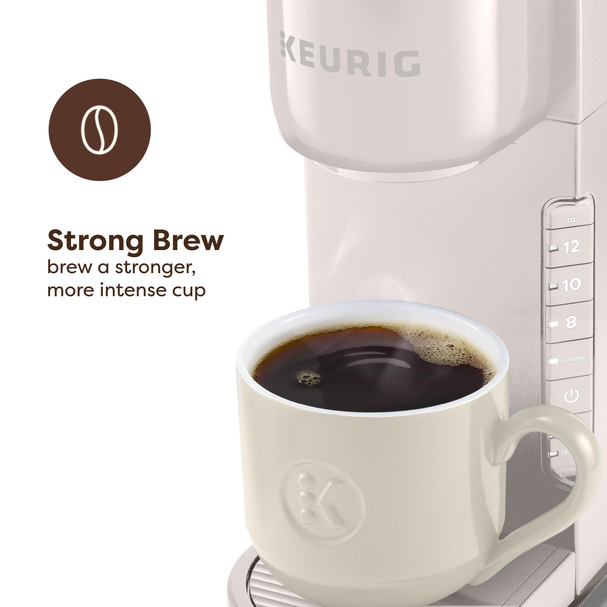 Keurig K-Express Single Serve Coffee Maker – Strong Brew Option, 42oz Reservoir, Sleek Design for Holiday Hosting & Gifting, Black