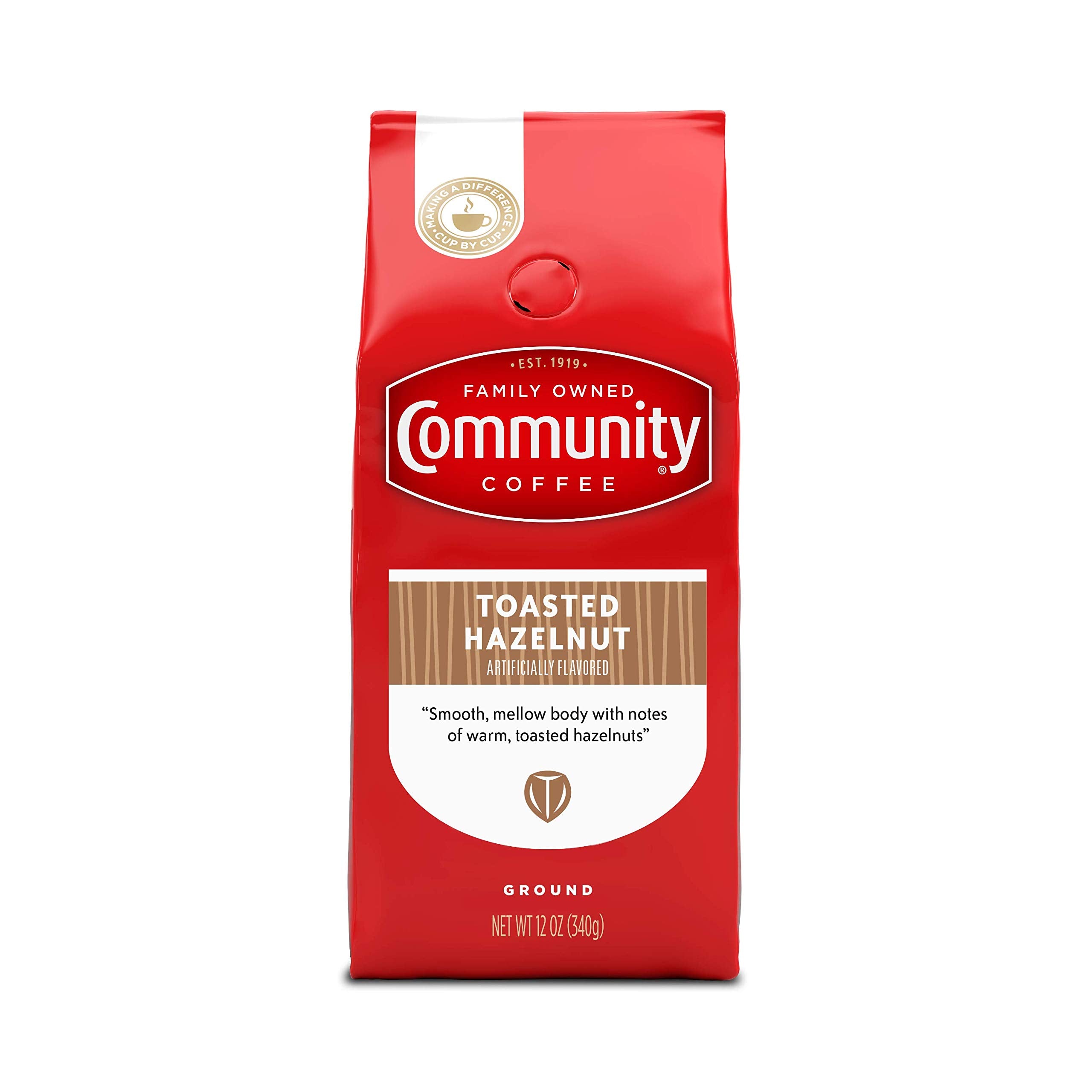 Community Coffee  Flavored Selections 12 Ounce, Medium Roast Ground, 12 Ounce (Pack of 1)