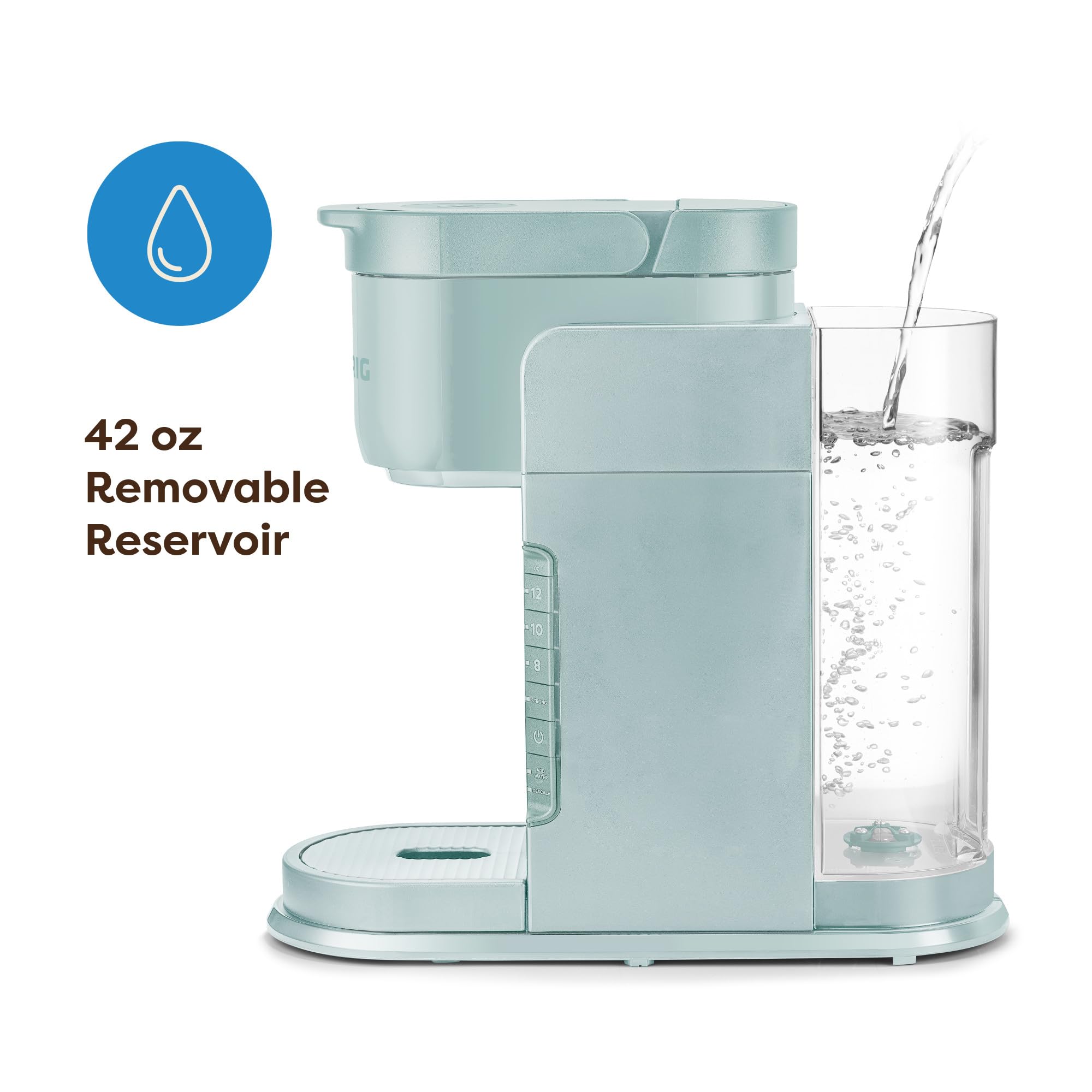 Keurig K-Express Single Serve Coffee Maker – Strong Brew Option, 42oz Reservoir, Sleek Design for Holiday Hosting & Gifting, Black