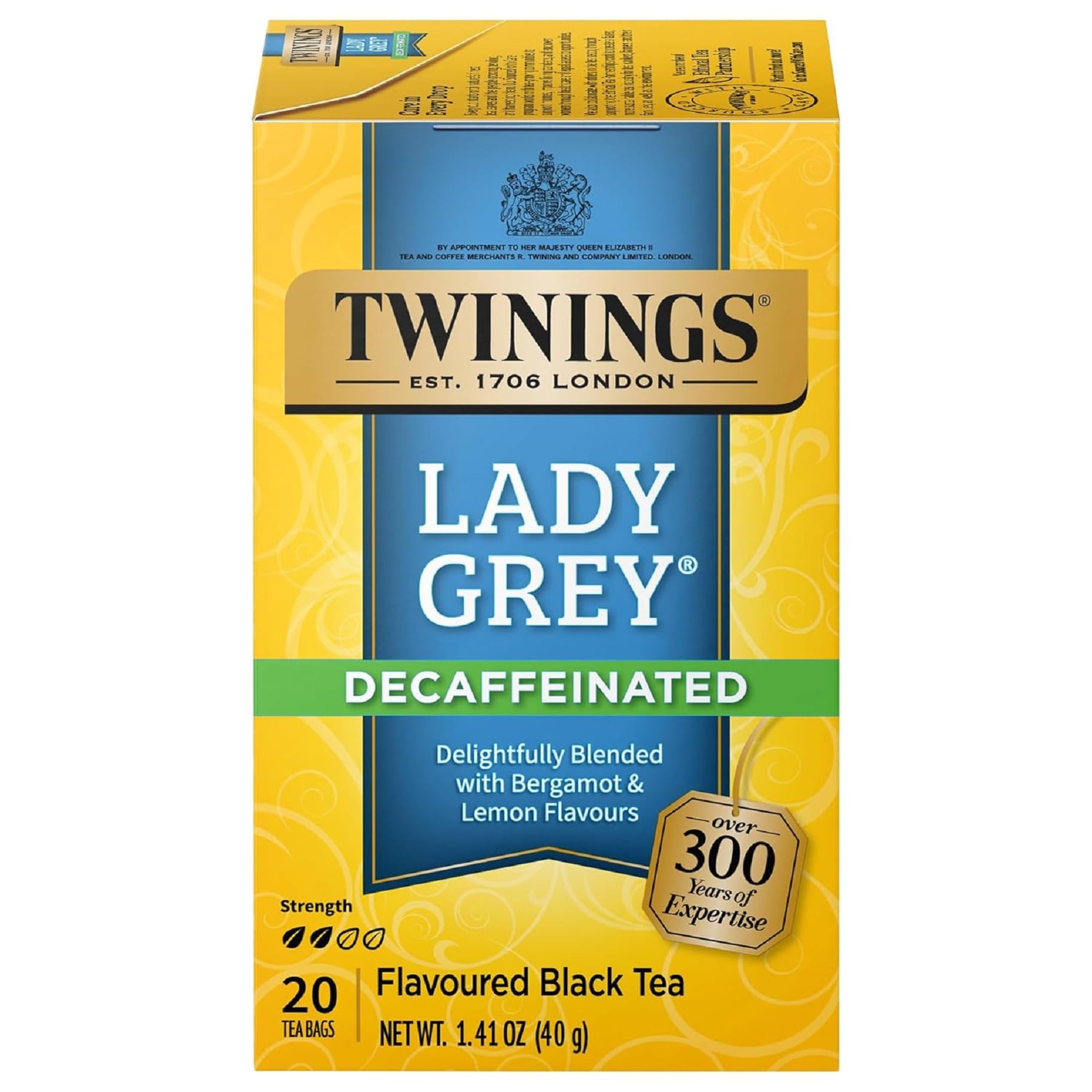 Twinings English Breakfast Black Tea Individually Wrapped Bags, 100 Count (Pack of 1), Smooth, Flavourful, and Robust, Caffeinated, Enjoy Hot or Iced, 100 Teabags