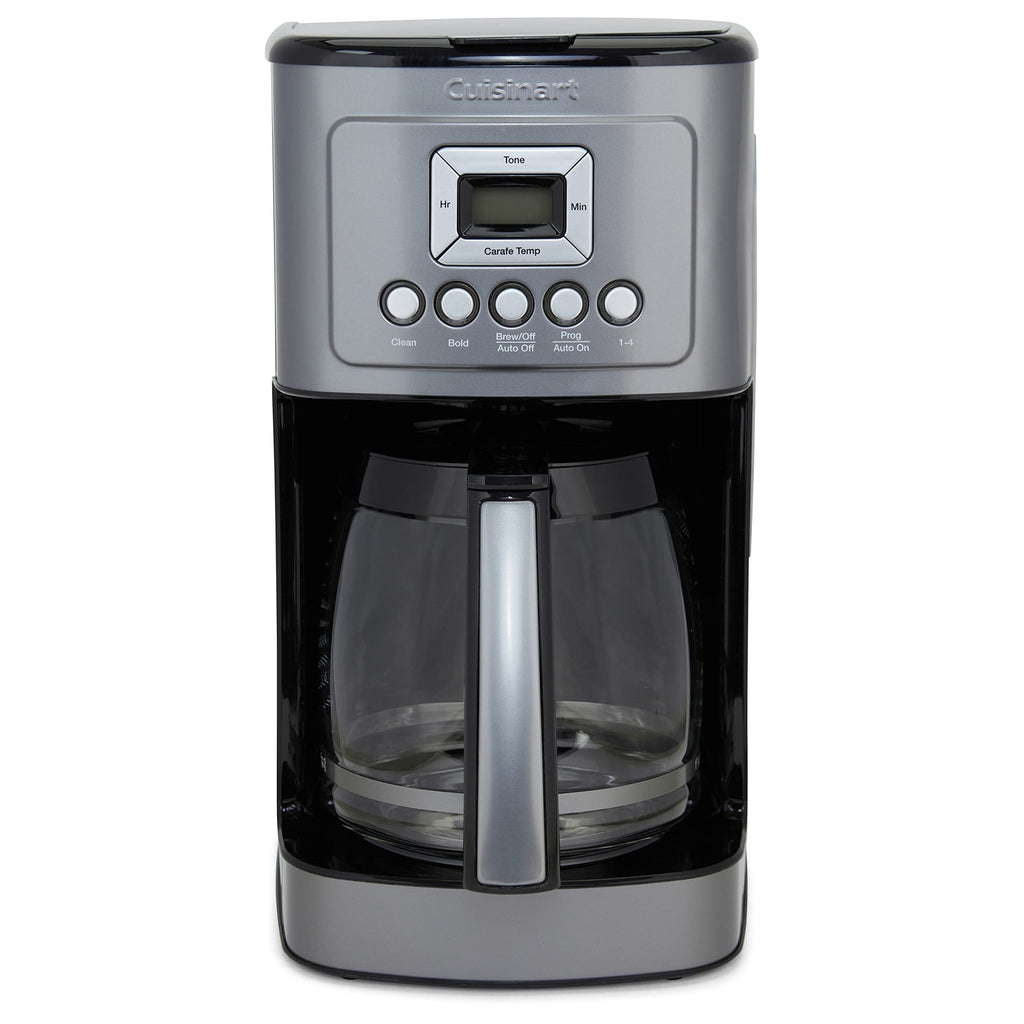 Cuisinart 14-Cup Coffee Maker, Programmable PerfecTemp Glass Carafe Coffee Machine with 1-4 Cup Setting, Brew Strength Control and Brew Pause, Stainless Steel, DCC-3200NAS
