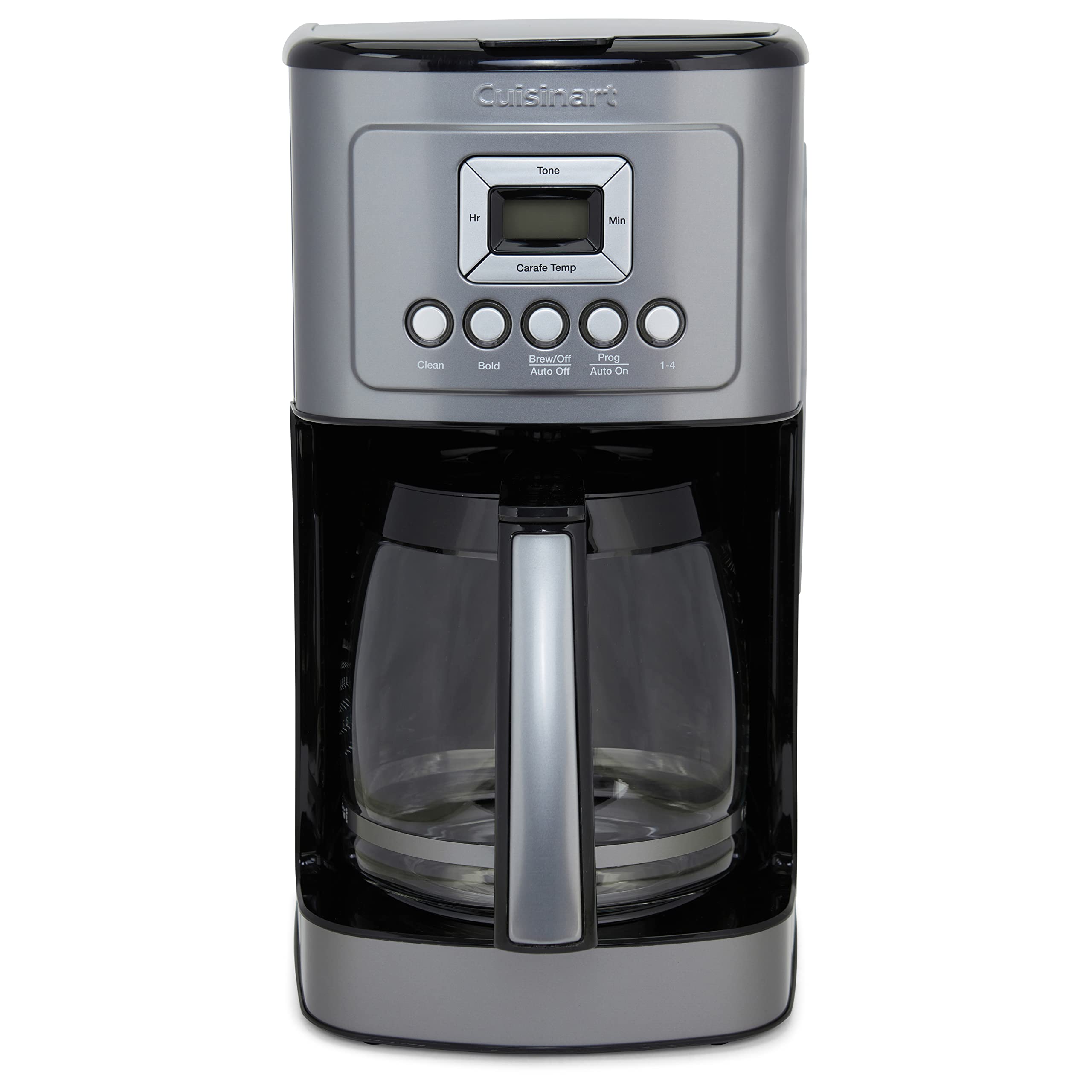 Cuisinart 14-Cup Coffee Maker, Programmable PerfecTemp Glass Carafe Coffee Machine with 1-4 Cup Setting, Brew Strength Control and Brew Pause, Stainless Steel, DCC-3200NAS