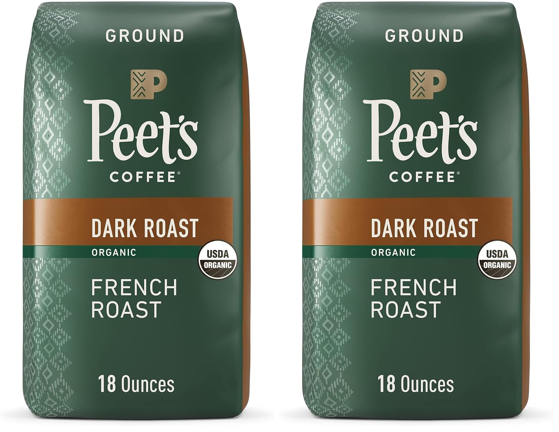 Peet's Coffee, Dark Roast Ground Coffee - French Roast 28 Ounce Bag
